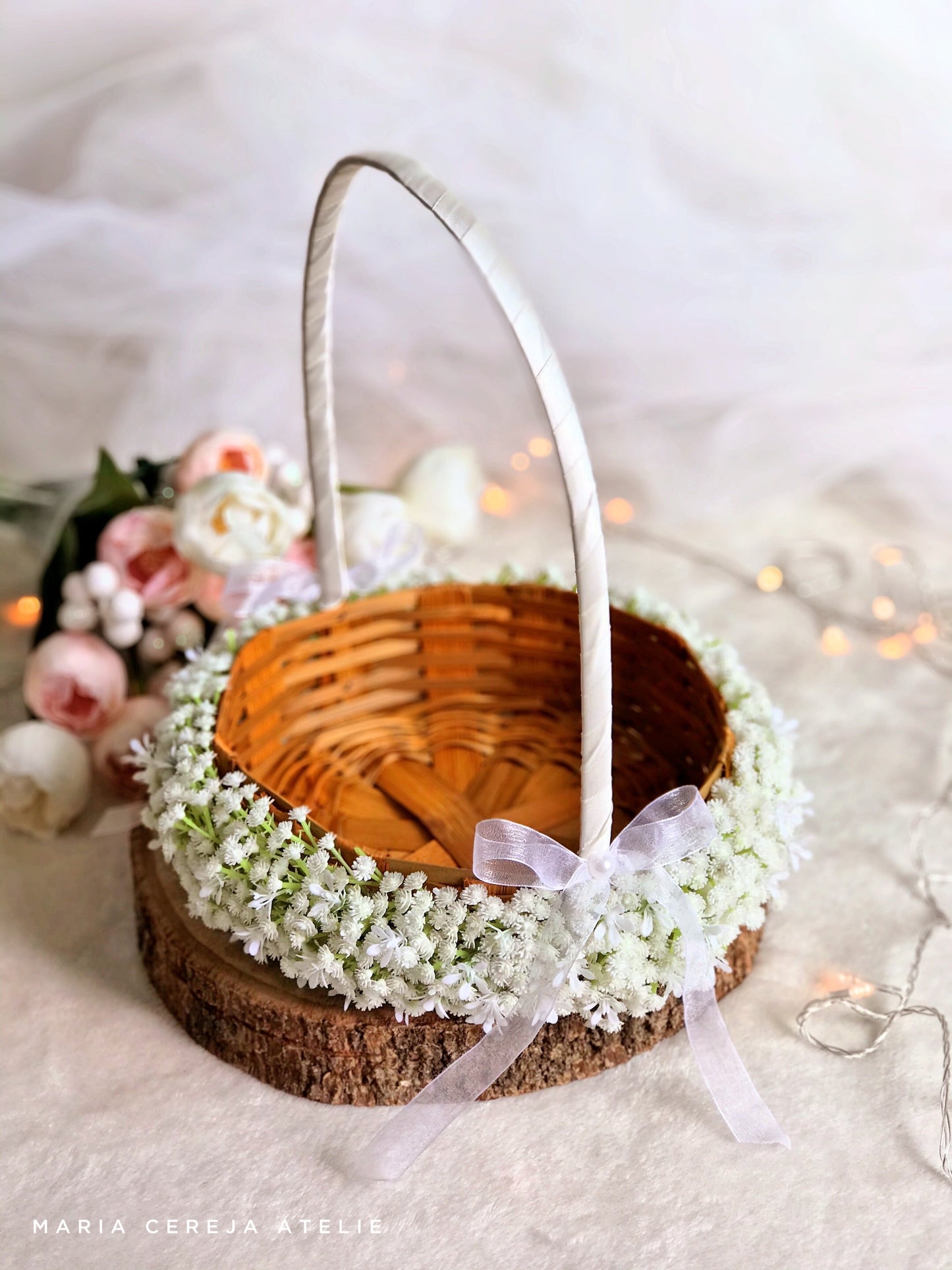 Cesta florista Gypsophilas